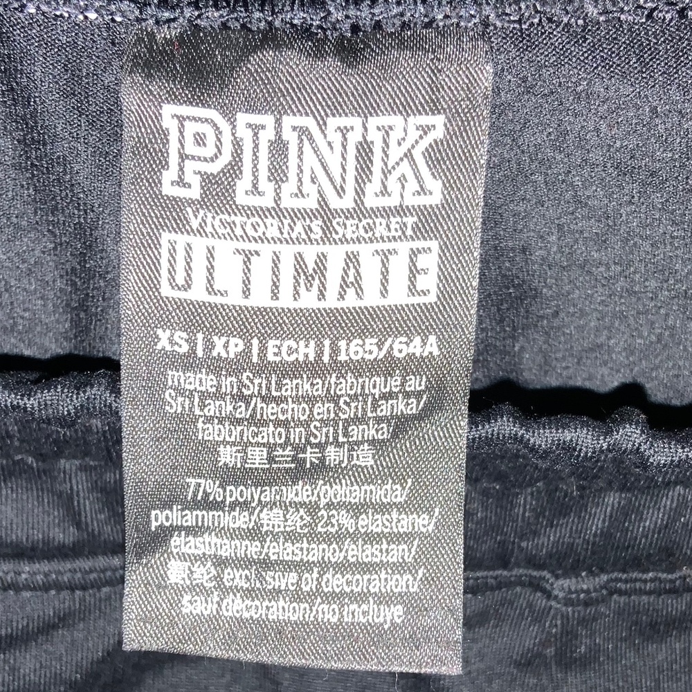 PINK reflective logo jogger